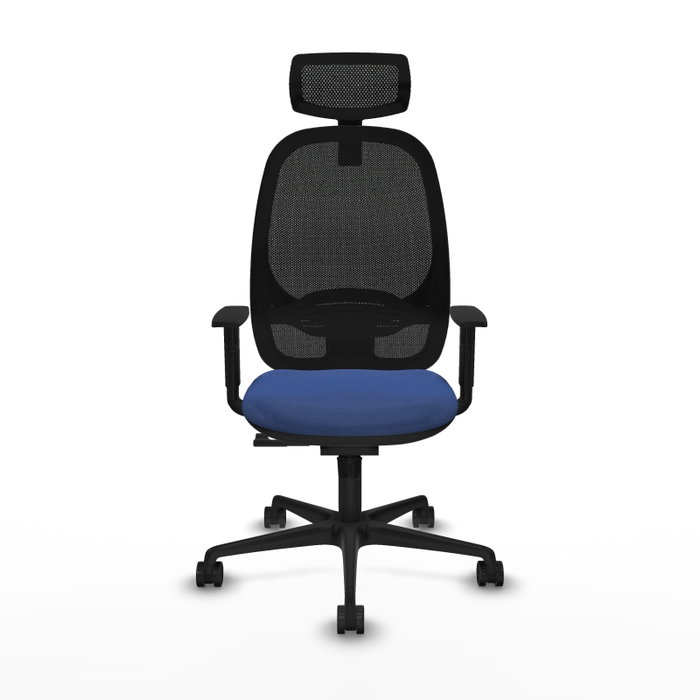 PIQUERAS Y CRESPO Silla de oficina Cilanco con mecanismo Sincro, Azul marino y Negro PIQUERAS Y CRESPO Silla de oficina Cilanco con mecanismo Sincro, Azul marino y Negro
