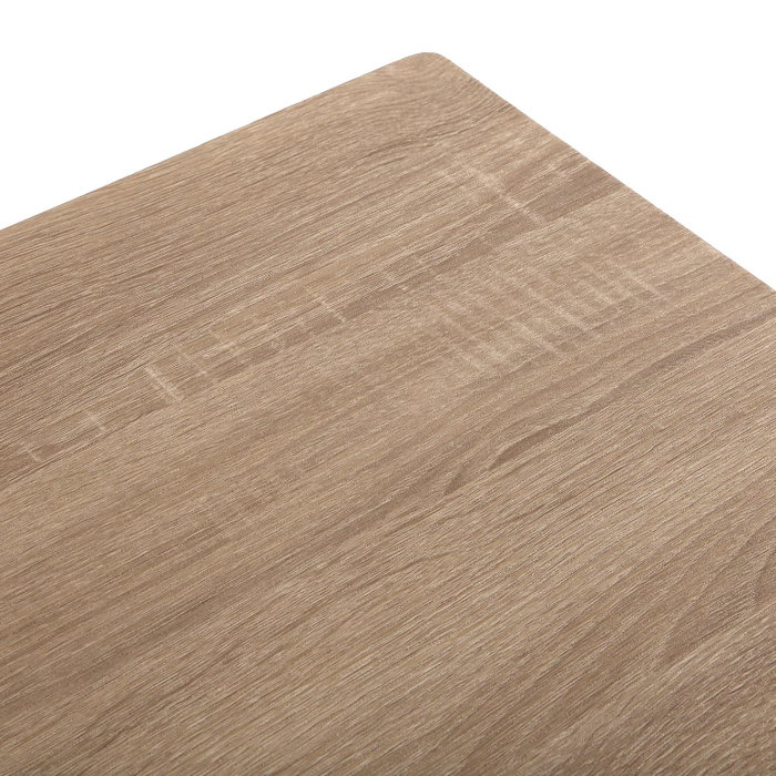 Conjunto de Mesa con 2 Sillas Versa Blanco PVC Metal Madera MDF 40 x 120 x 100 cm