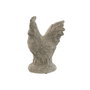 DKD Home Decor Figura de Gallina en Cemento Gris Desgastado