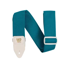 Ernieball Correa Guitarra Bajo Polipropileno Verde Azulado Blanco