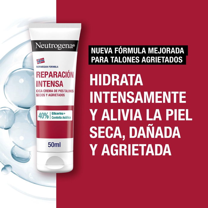 Neutrogena Crema Pies Talones Agrietados Reparación Intensiva 50 ml Neutrogena Crema Pies Talones Agrietados Reparación Intensiva 50 ml
