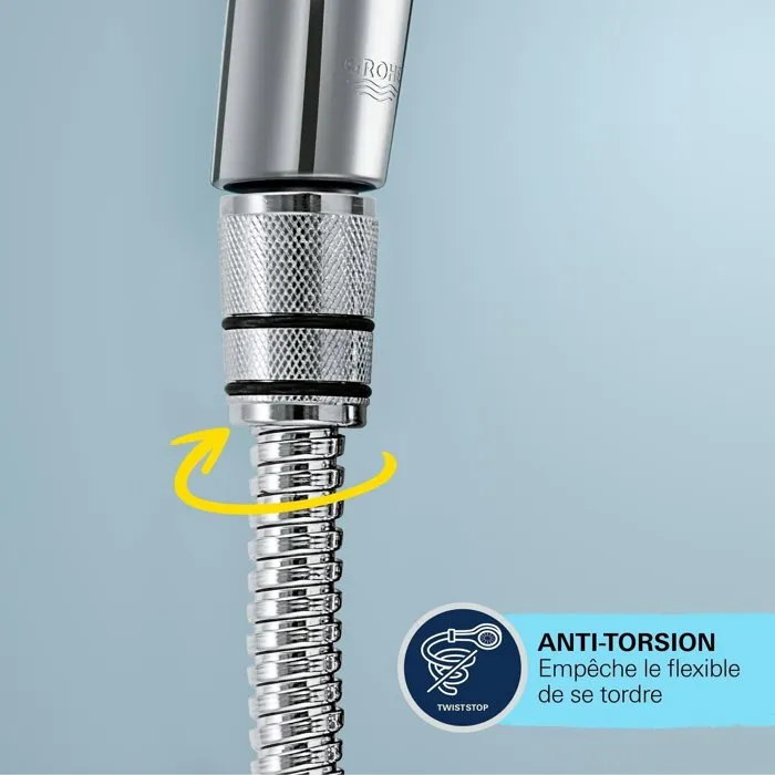 Grohe 22100000 Manguera de ducha VitalioFlex, Metal, 1,75 m