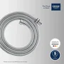 Grohe 22100000 Manguera de ducha VitalioFlex, Metal, 1,75 m