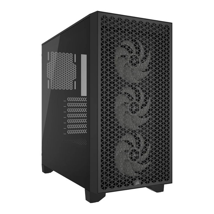 Corsair CC-9011255-WW Caja de PC Midi Tower Negra con Vidrio Templado e Iluminación RGB Multi ATX