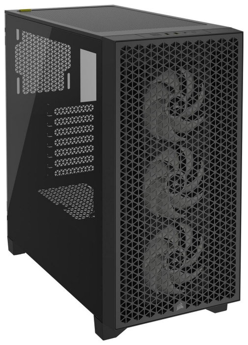 Corsair 3000D RGB TG Black CC-9011255-WW Torre Media Negra Cristal Templado