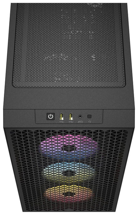 Corsair 3000D RGB TG Black CC-9011255-WW Torre Media Negra Cristal Templado