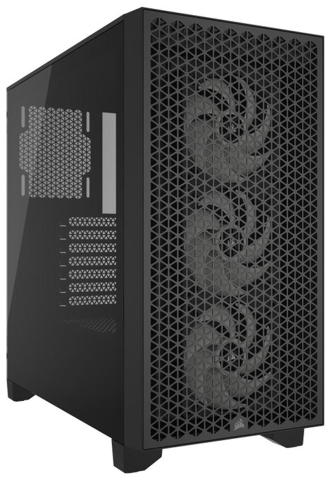Corsair 3000D RGB TG Black CC-9011255-WW Torre Media Negra Cristal Templado