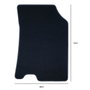 OCC Design Alfombrillas a Medida para Renault Megane III (2009-2016) 5 Piezas