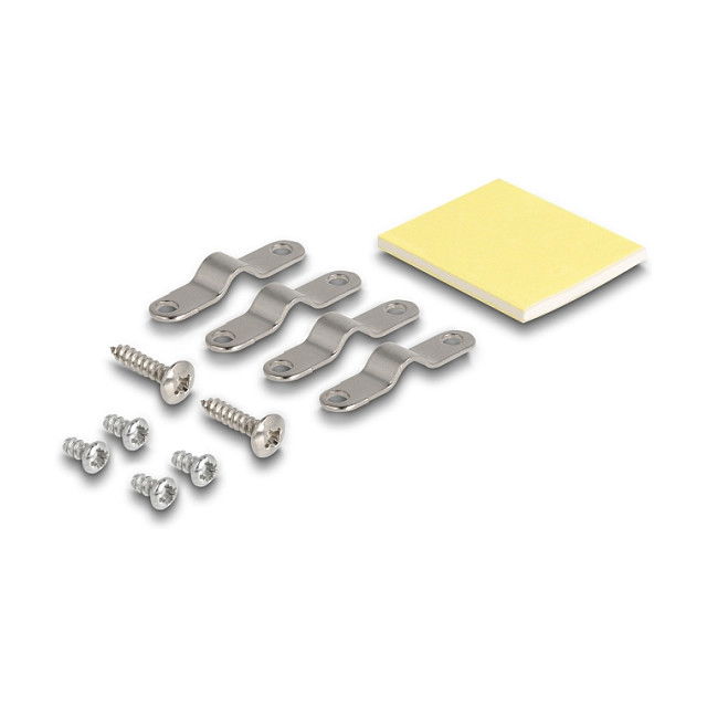 DeLOCK Caja de Conexiones de Red LSA Cat.6, Negro, Metal y Plástico, 24 AWG, 41 x 69 x 26 mm