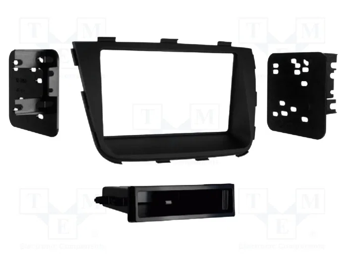 ACV Bastidor de montaje de radio 2 DIN para Kia Sorento 2012-2015, negro ACV Bastidor de montaje de radio 2 DIN para Kia Sorento 2012-2015, negro
