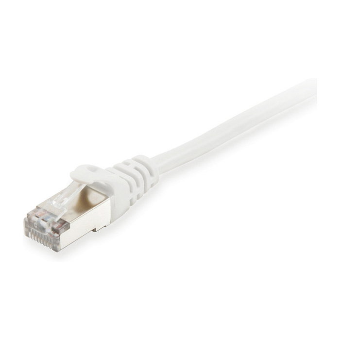 EQUIP 605510 Cable Patch Cat6 S/FTP Doble RJ45 Blanco 1m LSZH