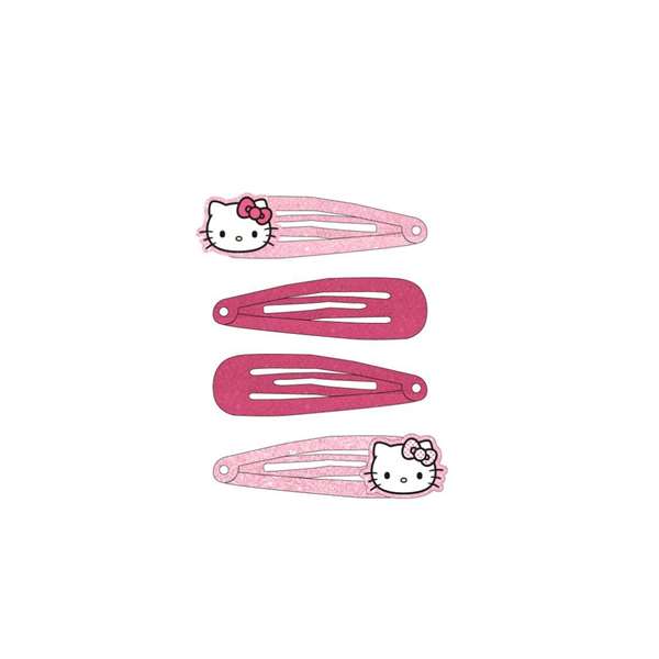 Cerdá Accesorios Pelo Clips 4 Piezas Hello Kitty 6.5 x 12.5 x 2.0 cm