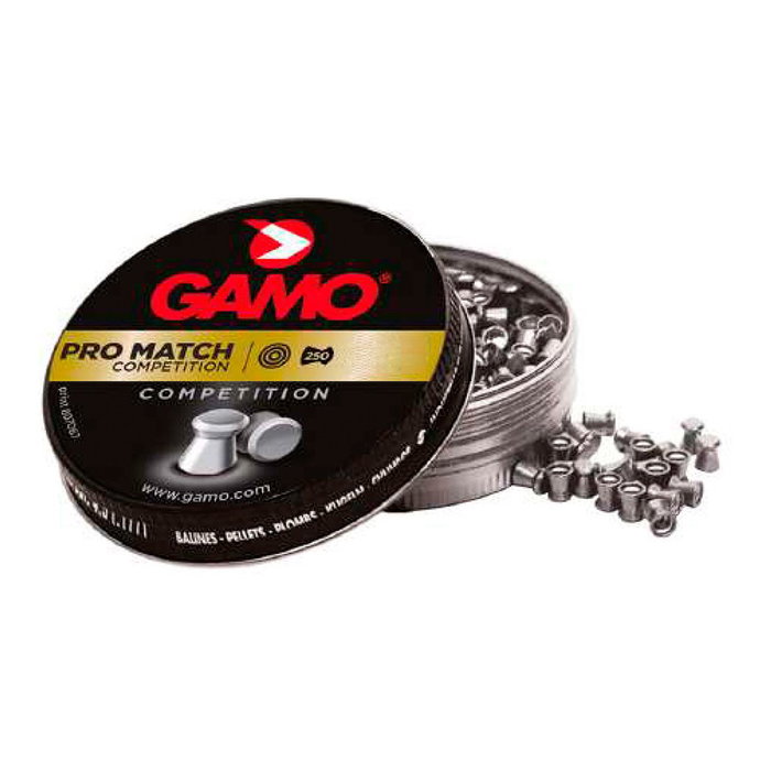 Gamo Balines Pro Match Competition 5.5 mm (.22) 1g (15.42gr) 250 unidades Gamo Balines Pro Match Competition 5.5 mm (.22) 1g (15.42gr) 250 unidades
