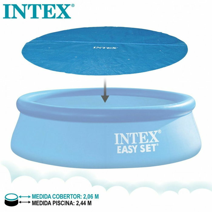Intex Cobertor Solar de Burbujas para Piscina Easy Set 2,44 m