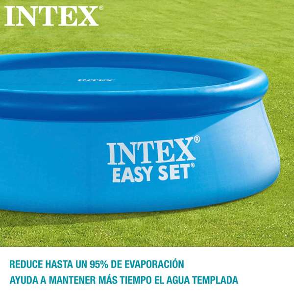 Intex Cobertor Solar Piscina Easy Set Diámetro 244 cm PVC