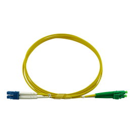 BlueOptics Cable de Fibra Óptica Duplex LC-UPC a LC-APC Monomodo OS2 1,0m