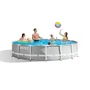 Intex Piscina Prism Frame Diámetro 457x107 cm con Bomba, Filtro y Escalera