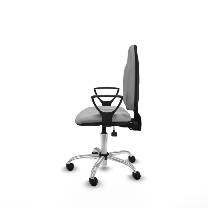 PIQUERAS Y CRESPO Silla de oficina Algarra con mecanismo Asincro, Gris claro PIQUERAS Y CRESPO Silla de oficina Algarra con mecanismo Asincro, Gris claro