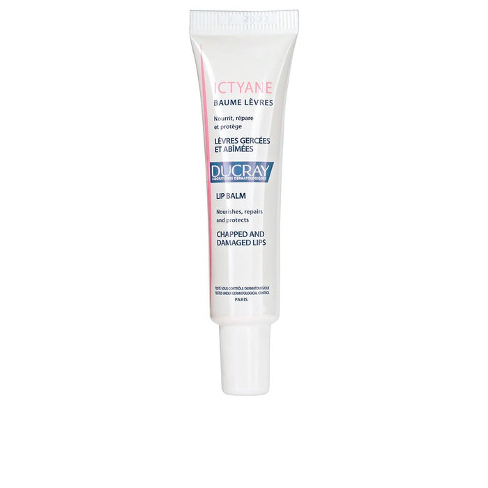 Ducray ICTYANE Bálsamo Labial - Tratamiento Reparador para Labios Muy Secos, Hidratación 6 Horas, Tubo 15 ml Ducray ICTYANE Bálsamo Labial - Tratamiento Reparador para Labios Muy Secos, Hidratación 6 Horas, Tubo 15 ml