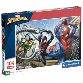 Clementoni Puzzle Spiderman Marvel 104 Piezas 48,5x33,5cm