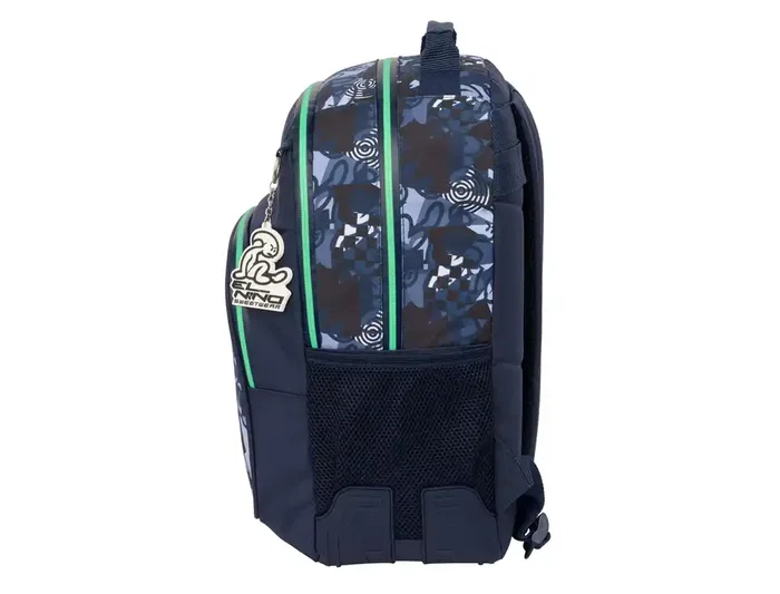 Safta Mochila Doble con Cantoneras El Niño Navy 420x320x150 mm