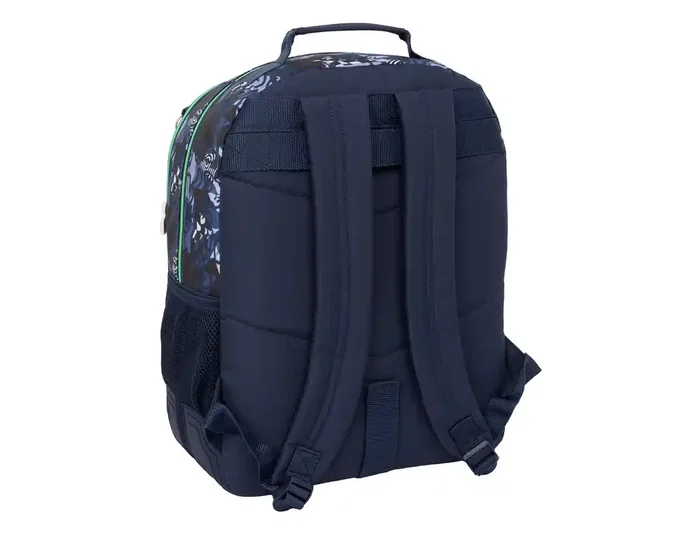 Safta Mochila Doble con Cantoneras El Niño Navy 420x320x150 mm