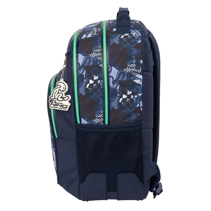 Safta Mochila Doble Adaptable a Carro El Niño Navy Safta Mochila Doble Adaptable a Carro El Niño Navy