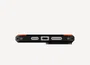 Urban Armor Gear Funda Civilian para iPhone 14 Plus (6.7") Negro - Compatible con MagSafe, Resistente a Golpes y Caídas