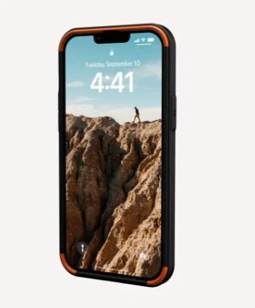 Urban Armor Gear Funda Civilian para iPhone 14 Plus (6.7") Negro - Compatible con MagSafe, Resistente a Golpes y Caídas