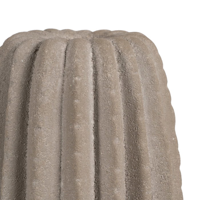 Jarrón Piedra Cerámica Decoración 17 X 17 X 40 cm