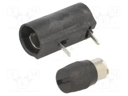 ESKA Portafusibles para Fusibles Cilíndricos THT 5x20mm 6,3A