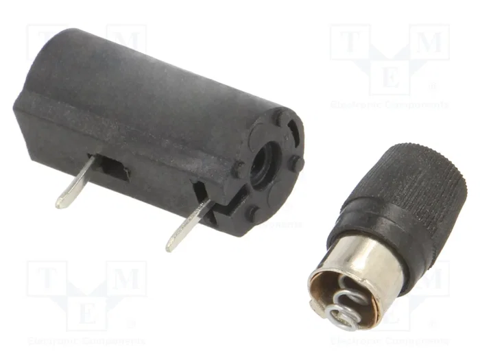 ESKA Portafusibles para Fusibles Cilíndricos THT 5x20mm 6,3A