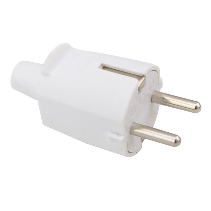 GSC Evolution Clavija bipolar entrada cable recta 4.8mm Blanco GSC Evolution Clavija bipolar entrada cable recta 4.8mm Blanco