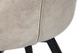 DKD Home Decor Silla Loft Beige Negro Pu Metal 62 x 83 x 62 cm (2 Unidades)