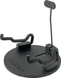QUIKLOK Soporte Guitarra Abs Universal Compact Portátil Negro Acero Plegable Suelo