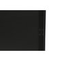 DKD Home Decor Mueble TV MDF Rombo Negro 161,2x40x45,5 cm