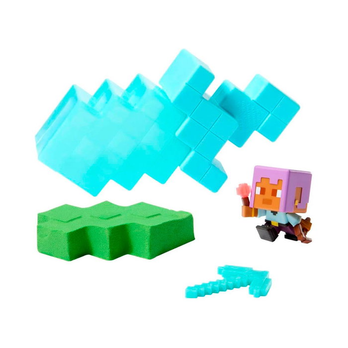 Mattel Minecraft Mini Pociones Color Reveal HTK99 Figura Coleccionable