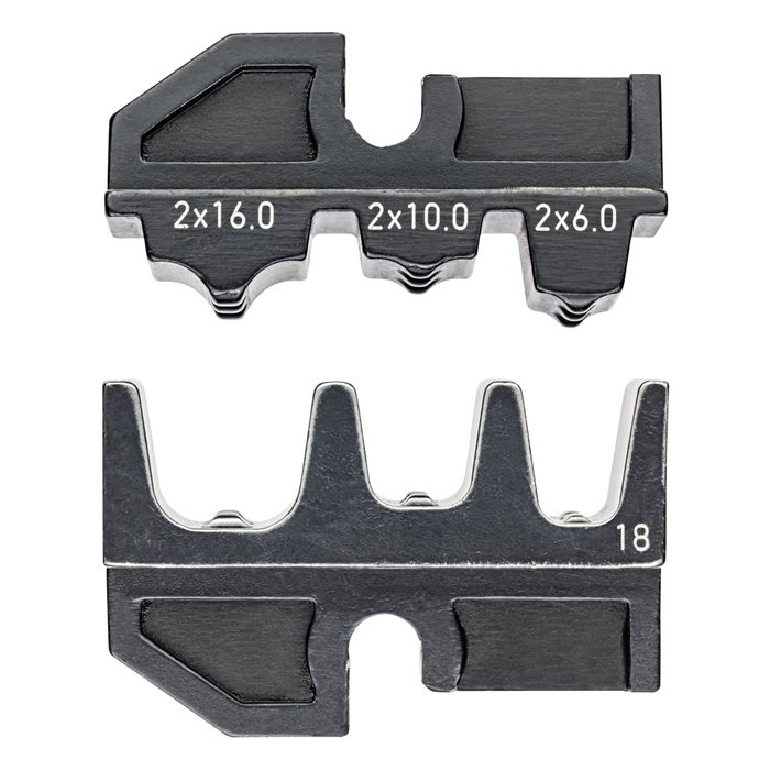 Knipex Matriz de crimpado para terminales de doble cable 97 49 18 Knipex Matriz de crimpado para terminales de doble cable 97 49 18