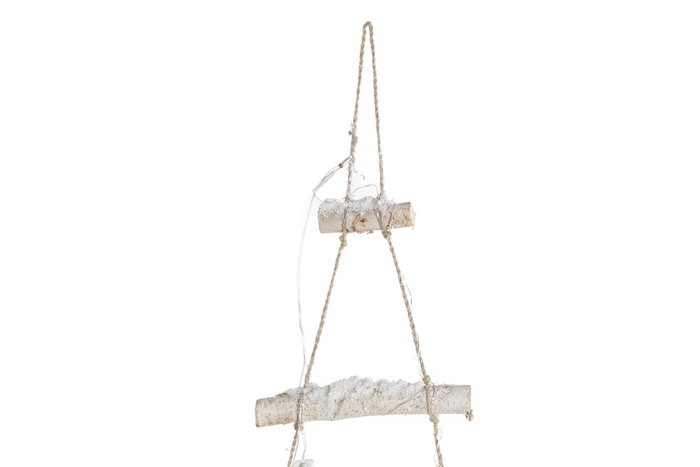 DKD Home Decor Decoración Colgante Árbol de Flor Seca con LED