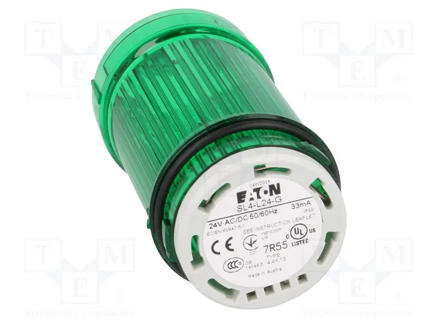 EATON ELECTRIC Módulo de señalización luminosa SL4-L24-G verde LED IP66 EATON ELECTRIC Módulo de señalización luminosa SL4-L24-G verde LED IP66