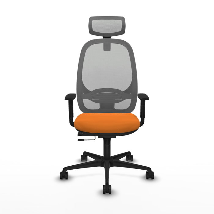 PIQUERAS Y CRESPO Silla de oficina Cilanco Naranja y Gris