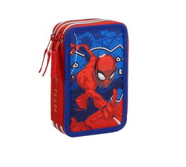 Cerdá Plumier con Accesorios Giotto Spiderman 12.5 x 6.5 x 19.5 cm