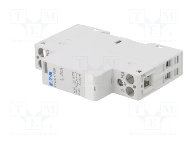 EATON ELECTRIC Contactor CR20 2-polar 20A 8VAC NC+NA