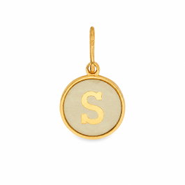 Alex And Ani Charm Letra S Dorado