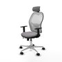 PIQUERAS Y CRESPO Silla de oficina Jorquera Gris y Blanco