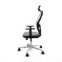 PIQUERAS Y CRESPO Silla de oficina Jorquera Gris y Blanco