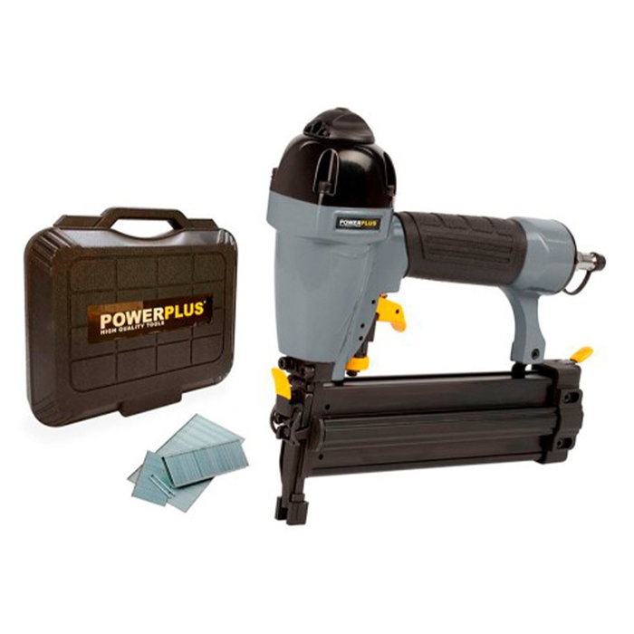 Powerplus Grapadora clavadora neumática 51l/min Powerplus Grapadora clavadora neumática 51l/min