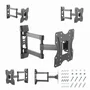 Gembird WM-42ST-02 Soporte de Pared para TV Full-Motion 23-42" (58-106 cm), Giratorio 180°, Inclinable, Negro, Compatible VESA 200x200, Máx. 30 kg