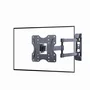 Gembird WM-42ST-02 Soporte de Pared para TV Full-Motion 23-42" (58-106 cm), Giratorio 180°, Inclinable, Negro, Compatible VESA 200x200, Máx. 30 kg