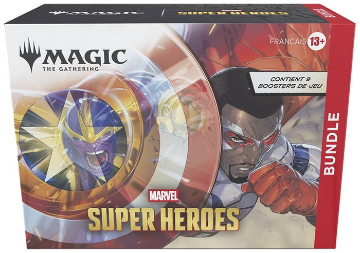 Wizards of the Coast Magic the Gathering Marvel Super Heroes Bundle francés Wizards of the Coast Magic the Gathering Marvel Super Heroes Bundle francés